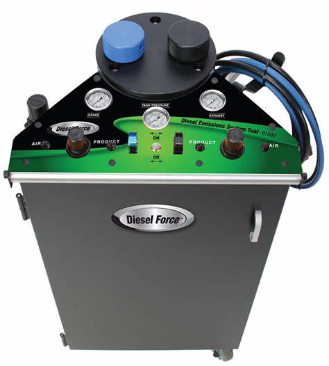 diesel force engine and emissions cleaning machine