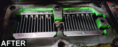 Grid Heater After emissions cleaning treatment at Wayne Truck and Trailer